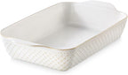 DOWAN 9x13 Deep Lasagna Baking Dish, Ceramic Casserole Dish by DOWAN