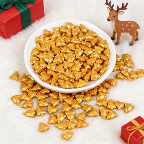 Edibles Gold Bells Sprinkles for Cake Decorating, 150g/5.29oz, Golden Sprinkles Edible, Metallic Sugar Bell Shape Sprinkle, Cupcake Decoration, Cookies Donuts Topper, Baking Party Supplies - Image 7