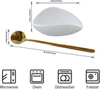 Coffee Spoon Rest, Mini Coffee Spoon Holder, Small Ceramic Spoon Rest - Image 4