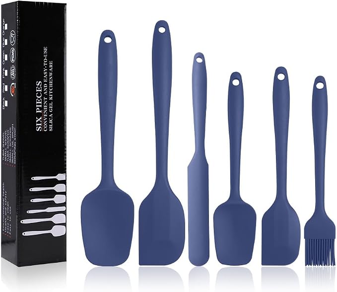 Silicone Spatulas Set, Rubber Spoon Spatula Heat Resistant Spoonula One Piece by MOACC