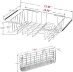 JAQ Over Sink Dish Drying Rack, Expandable 14.96"–22.44" Adjustable Dish Rack - Image 4