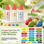 Natural Oil Food Coloring 4x6ml Oil Soluble Dye for Chocolate & Candy Melts - Image 3