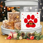 Farmhouse Christmas Decor, Christmas Decorations Indoor, Red Dog Paws - Image 7