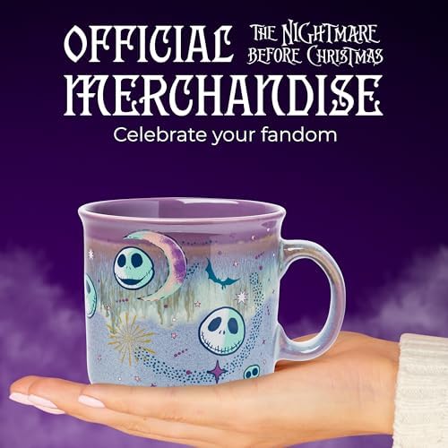 Silver Buffalo Disney Nightmare Before Christmas, Ceramic Camper Mug, 20oz - Image 5
