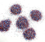 Edible Red White and Blue Sanding Sugar Sprinkles 142g/ 5.01oz Patriotic Sugar Crystals for cake decorating Ice Cream Toppings and Cookie Decorating for Independence Day - Image 5
