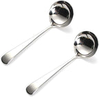 7.6'' Gravy Ladle Sauce Soup Spoon Heavy Duty 18/10 Stainless Steel by Unknown