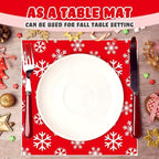 Marspark 100 Sheet Christmas Snowflake Wax Paper for Food 12 x 12 Inch - Image 4
