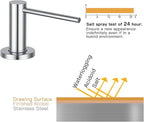 Soap Dispenser for Kitchen Sink Polished Chrome GAPPO Stainless Steel - Image 6
