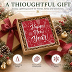 Happy New Year Wood Box Sign, Festive Party Decor for Tabletop Shelf - Image 6
