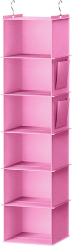 YOUDENOVA Hanging Closet Organizer and Storage, 6-Shelf Closet Hanging Storage by YOUDENOVA