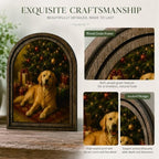 Golden Retriever Christmas Arched Table Sign, Dog Lover Holiday Decor - Image 4