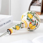 Ceramic Olive Oil Dispenser Bottle – 18.3 oz Oil Cruet - Image 7