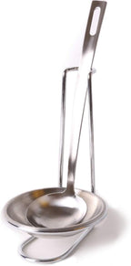 304 Stainless Steel Single Ladle Holder Vertical Spoon Rest Cooking Utensils - Image 3