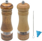 Classic Salt and Pepper Grinder Set, Refillable Salt and Pepper Mills, Manual by MASALACO