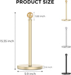 Gold Paper Towel Holder Countertop, Unique Gold Ball Decor, Brass Paper Towel - Image 8