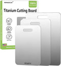 Titanium Cutting Boards For Kitchen, 100% Pure Cut Titanium Cutting Board by MINADCIN