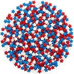 Sprinkles | Colored Sugar | Patriotic Sprinkles | Red white and blue sprinkle | Cocktail sugar | Cupcake sprinkle | Cake sprinkles | Manvscakes | 3 ounces by Manvscakes