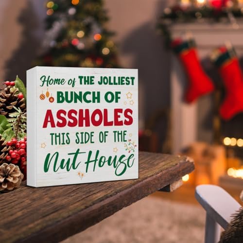 Funny Christmas Decor, Christmas Home Decorations, Home of The - Image 5