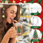 Sliner 6 Pcs Glass Coffee Mugs, Classic Irish Mugs with Handle - Image 4