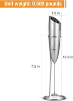 SIMPLETASTE Milk Frother Handheld Electric Foam Maker, Drink Mixer - Image 7