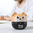 Cute Dog Kitchen Timer Manual Mechanical Rotating Alarm 55 Minutes Countdown - Image 6