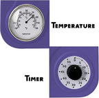 Lily's Home - 9.5 Inch x 12.5 Inch - Retro Kitchen Wall Clock, Vintage Wall - Image 6