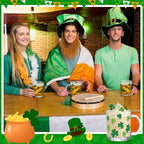 Maxcheck 6 Pack 12 oz St. Patrick's Day Shamrock Coffee Mugs - Image 6