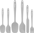 NileHome Silicone Spatula Set, 6 Pieces Food Grade Kitchen Utensils by NileHome