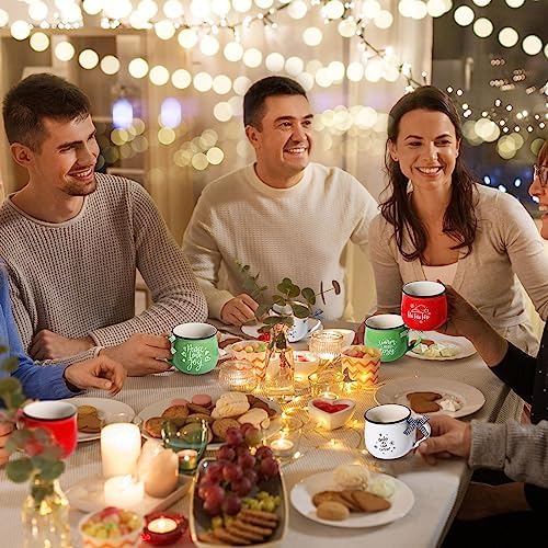 Sawysine 6 Set Christmas Coffee Mugs, Holiday Gift - Image 6