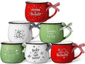 Sawysine 6 Set Christmas Coffee Mugs, Holiday Gift by Sawysine