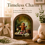 Gingerbread Man Arched Table Sign, Christmas Farmhouse Shelf Decor - Image 3