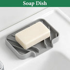 GUUKIN Sponge Holder for Kitchen Sink, Sink Caddy and Soap Tray | 5x3.5 inch - Image 5