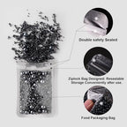 Black Sprinkles, Black Pearl Sprinkles for Cake Decorating, Cupcakes, 180g - Image 5