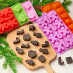 Christmas Chocolate Silicone Molds, 6 PCS - Image 6