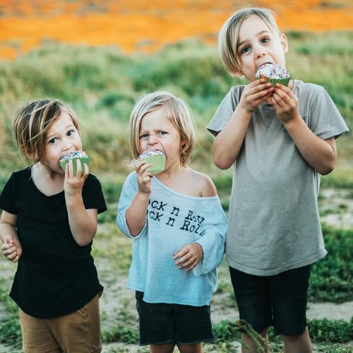 600 Pack Sage Green Cupcake Liners Dark Green Light Green Baking Cups Gradient Green Muffin Liners for Cupcake Wrappers Wedding Bridal Baby Shower Birthday Party - Image 6