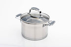 David Burke Gourmet Pro Stature Stainless Steel 4-Qt Sauce pot by David+Burke