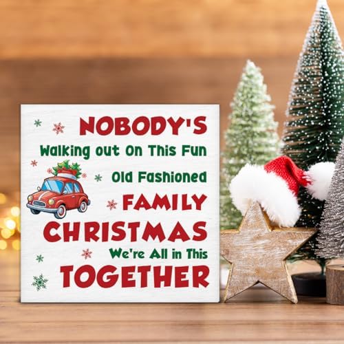 Funny Christmas Vacation Sign Decor, Christmas Decorations Indoor - Image 4