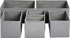Amazon Basics Collapsible Cloth Drawer Organizer Boxes by AmazonBasics