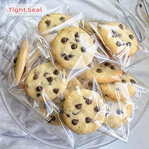 4x4 In Cookie Bags Clear Self Sealing Cellophane Treat Bags 200Pcs - Image 4