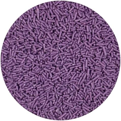 Purple Sprinkles Jimmies 3.17 oz, Sprinkles For Cake Decorating, Cake Sprinkles, Sprinkles For Baking, Ice Cream & More, The Hampton Candy Company - Image 3