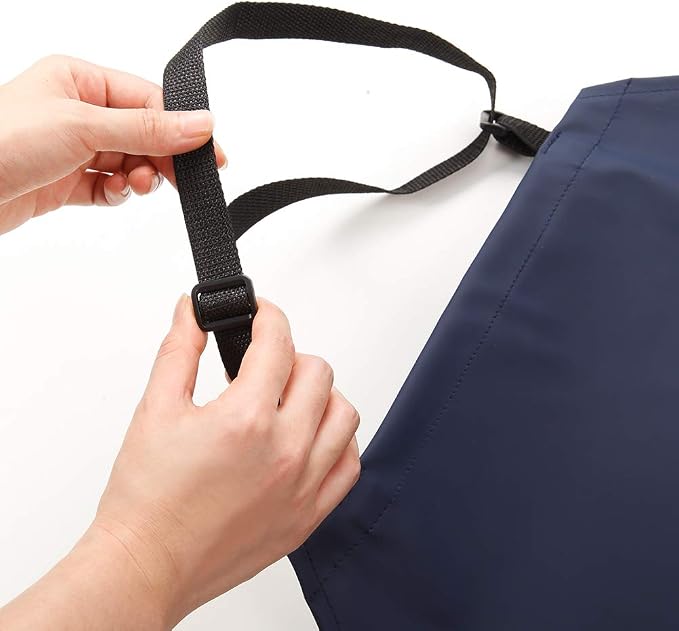 VWELL Waterproof Rubber Vinyl Apron 41.5" Heavy Duty Work Apron Durable - Image 5