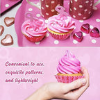 SANNIX 450 pcs Breast Cancer Cupcake Liners, Pink Ribbon Baking Cups - Image 5