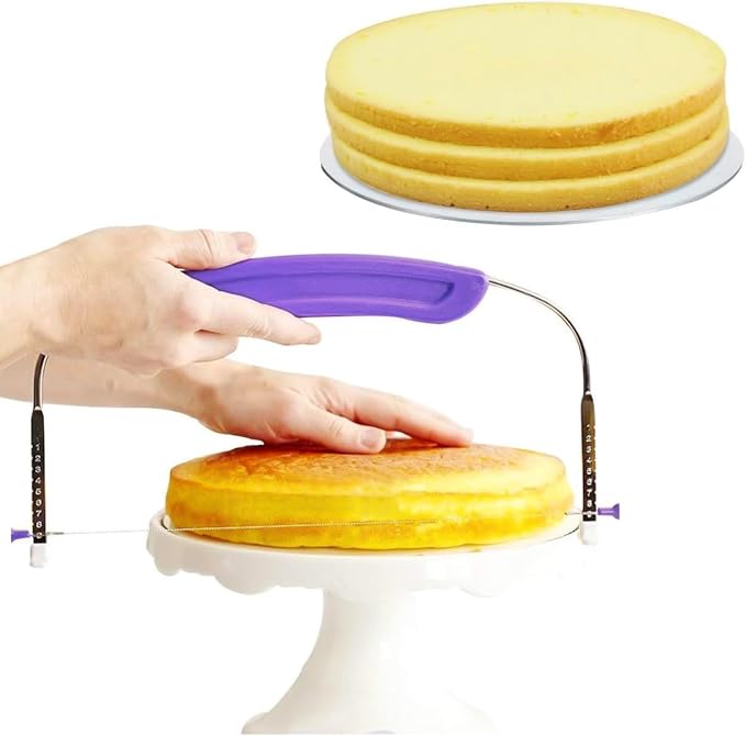 Cake Leveler, Cake Leveler & Slicer, Adjustable Cake Cutter Slicer Leveler by PROKITCHEN