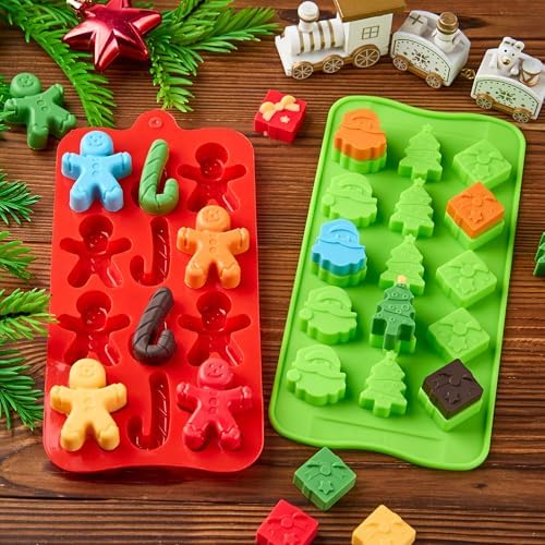 Christmas Chocolate Silicone Molds, 6 PCS - Image 6