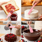 Palksky 4PCS Pink Measuring Cups with 1 Cup & 1.5 Cup & Jar Spatulas - Image 7