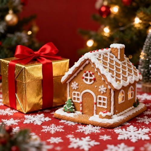 Gingerbread House Cookie Cutters Shapes Large, Set of 10 - Image 5