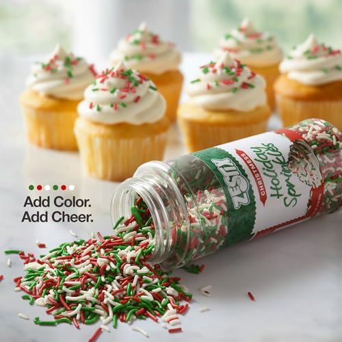 Christmas Sprinkles for Baking, 10 oz – Holiday Cookie Decorations - Image 2