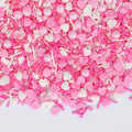 Edible Heart Pearls Sprinkles,Pink White Pearl Sprinkle for Cake Decorating by Sugarzy