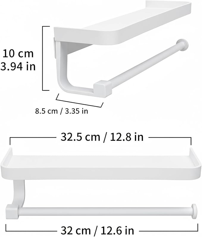 JOOM Hand Towel Holder for Bathroom -Paper Towel Holder Wall Mount - Image 2