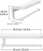 JOOM Hand Towel Holder for Bathroom -Paper Towel Holder Wall Mount - Image 2
